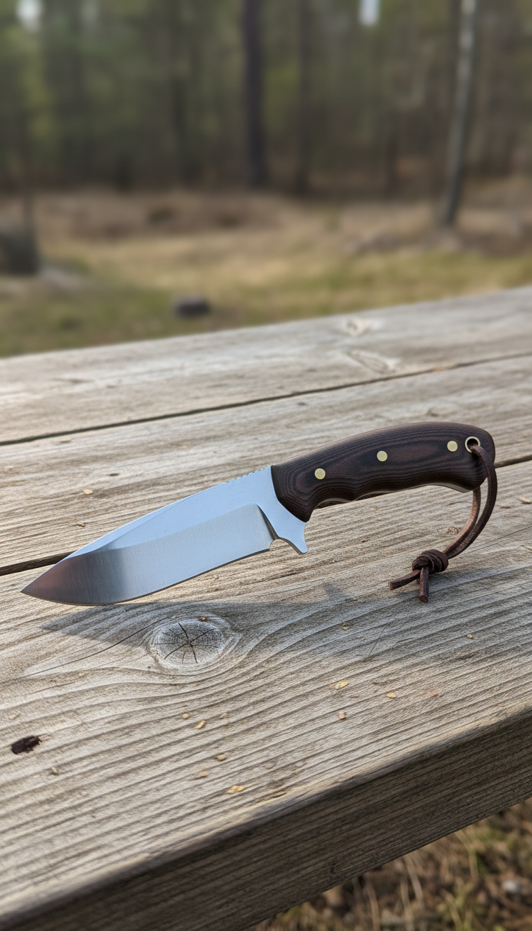 Fixed-blade hunting knife