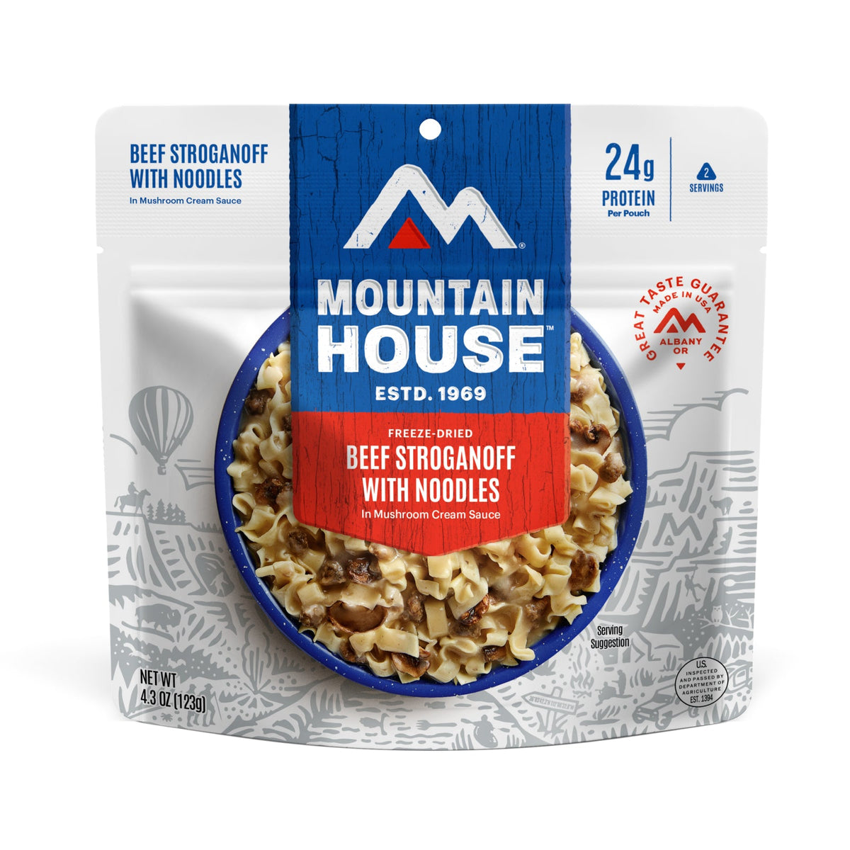 Mountain House Beef Stroganoff with Noodles pouch