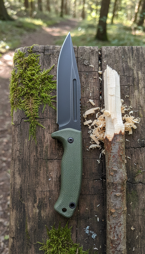 Field knife with G10 handle