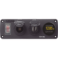 Blue Sea 4366 USB accessory panel