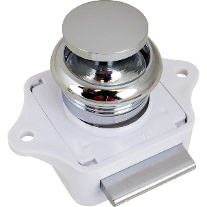 Sea-Dog push button rim latch chrome